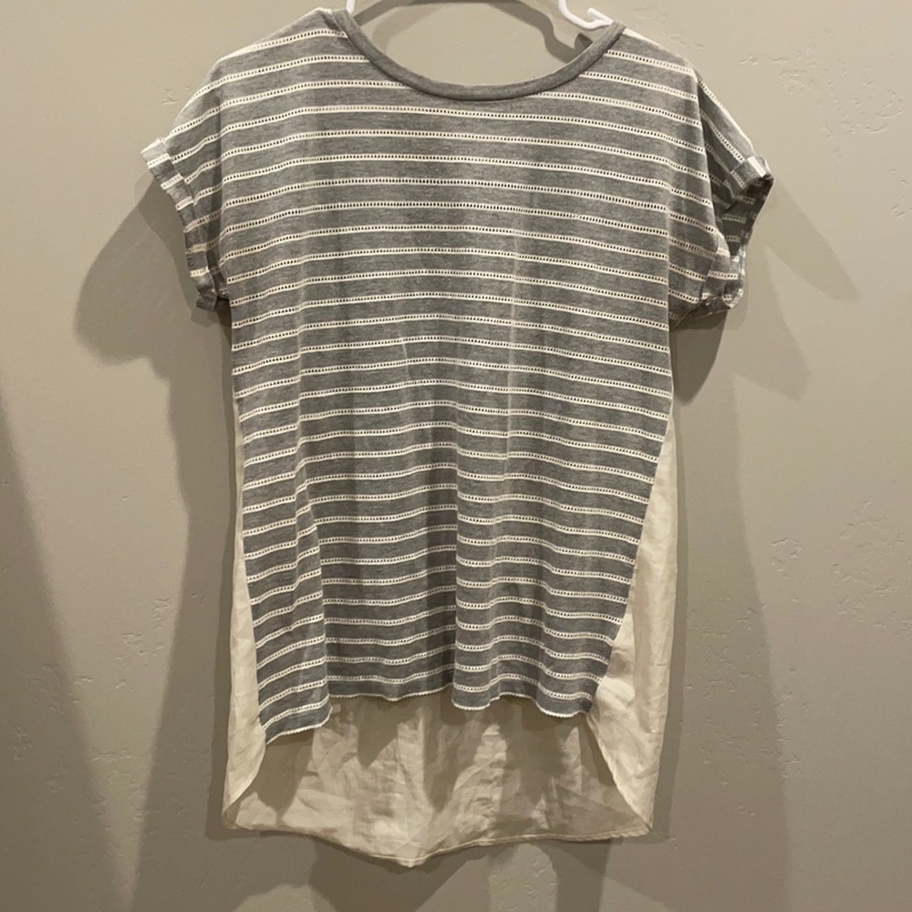 Grey Striped T-Shirt